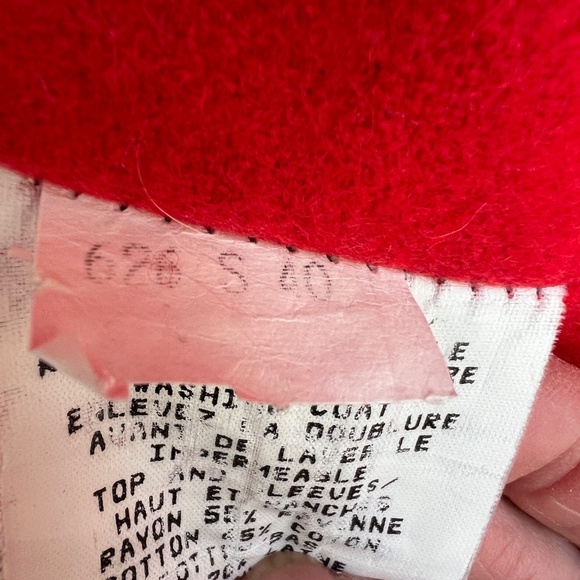 London Fog Vintage Double Breasted Trench Coat Size 40 S/C Zip Out Red Lining - Picture 10 of 11